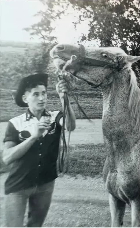 Black-and-white photograph sent to MemoryCherish for expert photo restoration