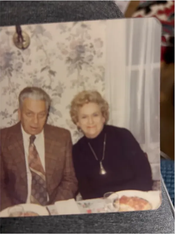 Original 1950s-1970s photograph showing discoloration, before photo restoration by MemoryCherish