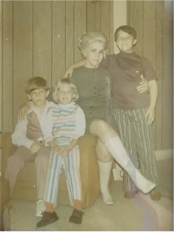 A treasured discoloured photograph, worn with time, before being restored