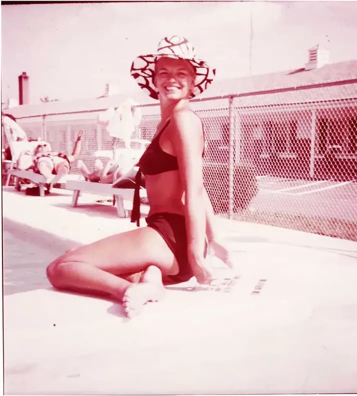 Damaged discoloured photograph in need of professional photo restoration
