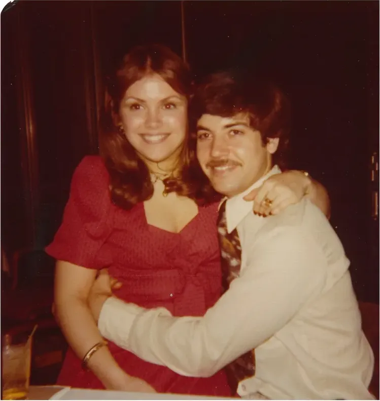 Original 1950s-1970s photograph showing discoloration, before photo restoration by MemoryCherish
