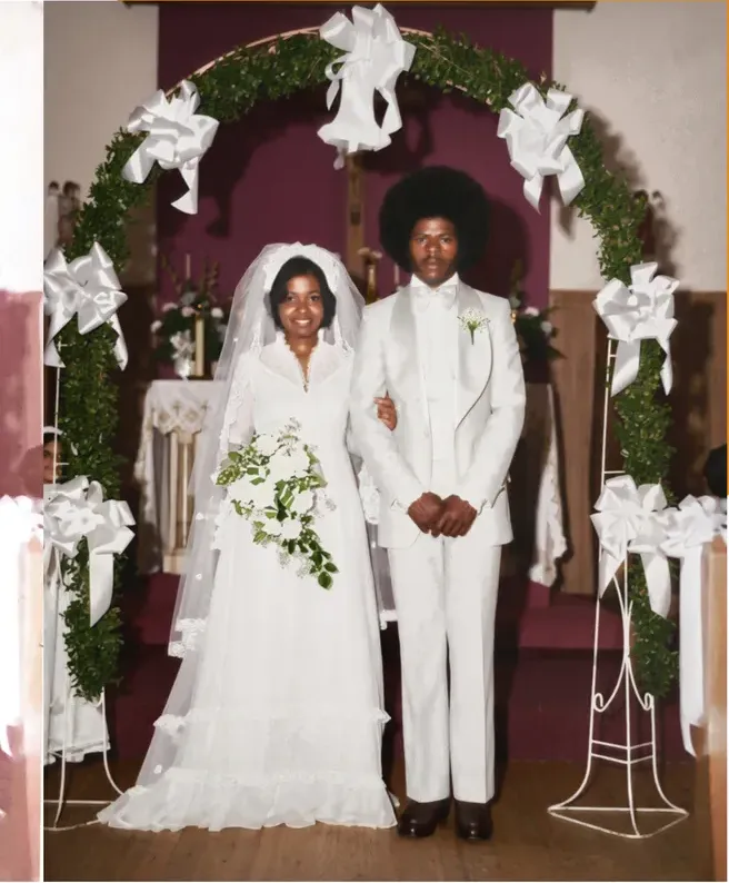 Restored by a real artist, this faded photograph is ready to frame again