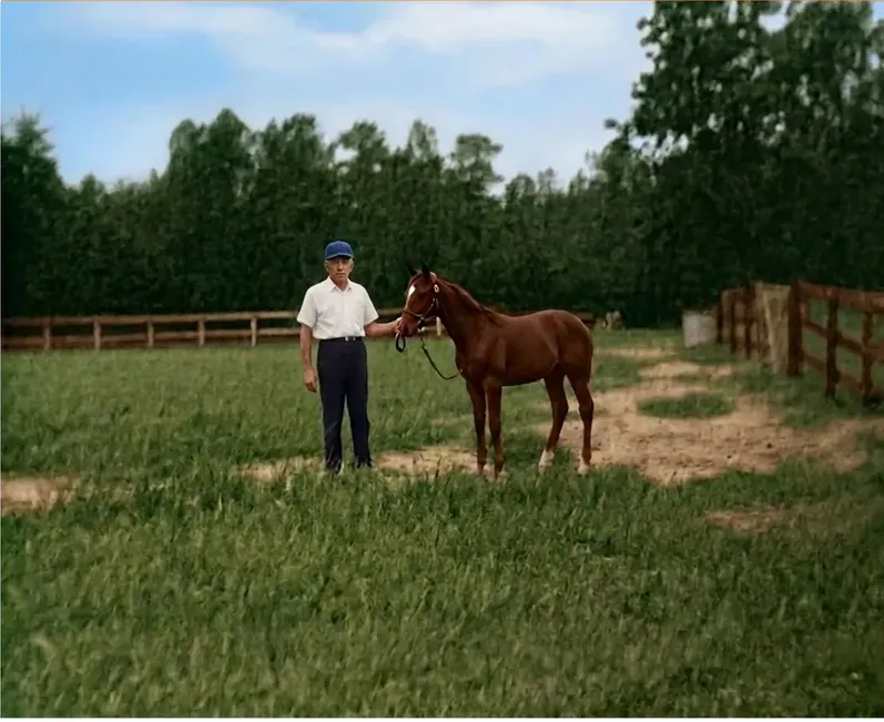 The same 1950s-1970s photo restored by hand at MemoryCherish, discoloration corrected and clarity brought back