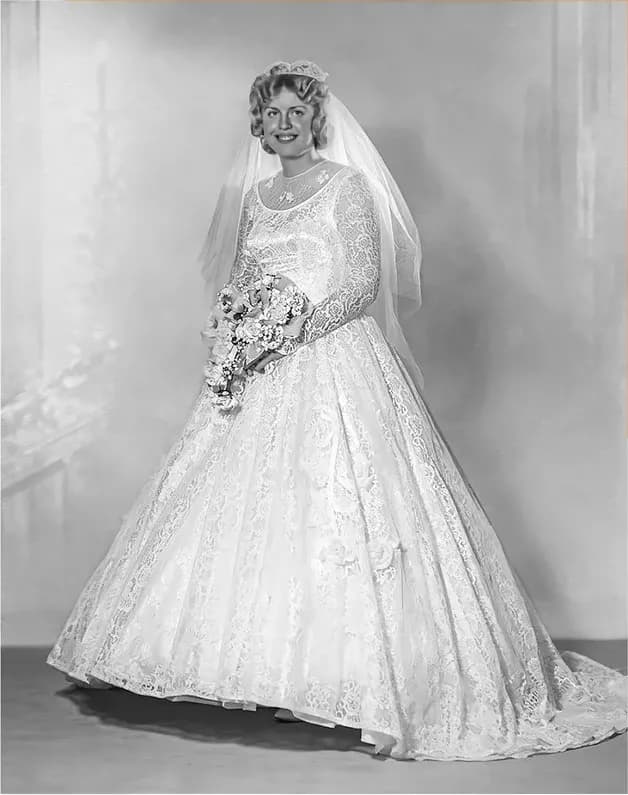 This faded photograph brought back to life by MemoryCherish photo restoration
