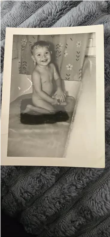 Damaged faded photograph in need of professional photo restoration