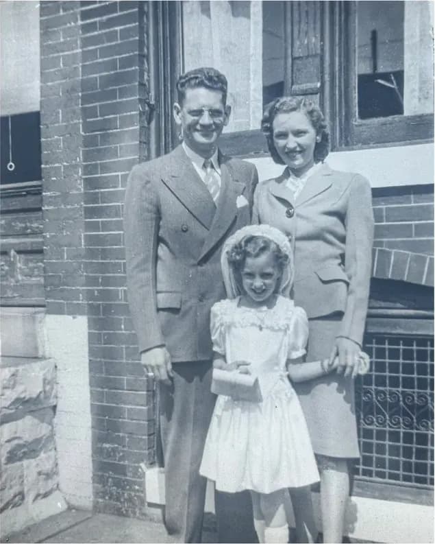 Old faded photograph showing its age, before photo restoration