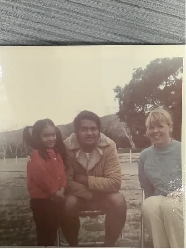 This faded photograph had faded and worn before restoration
