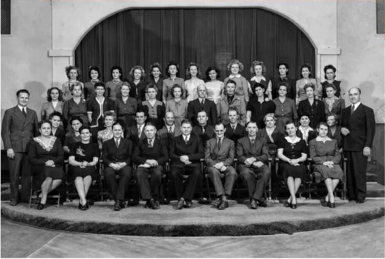 The finished restoration: this stained photograph looks the way the family remembers it