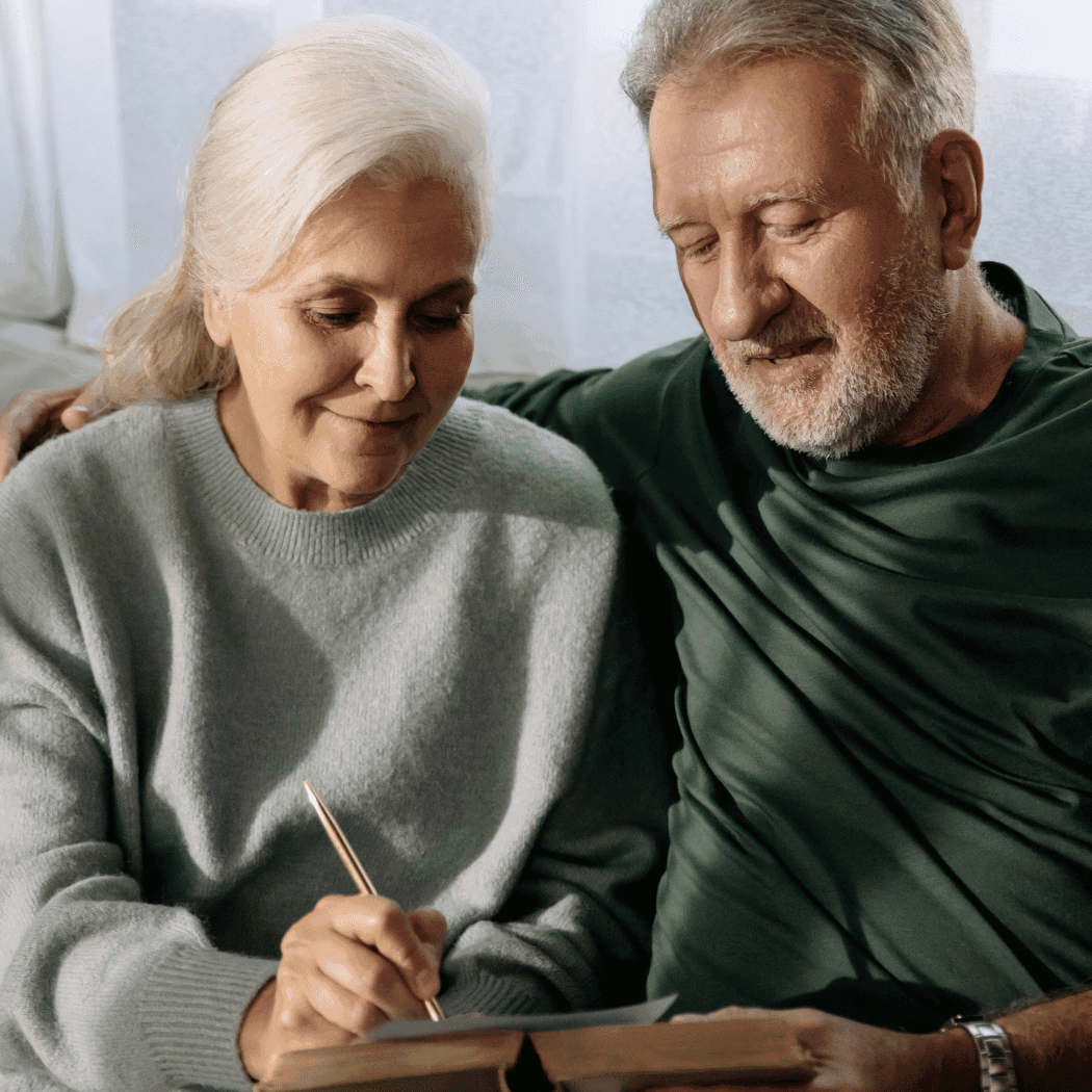 Handwriting a eulogy for a loved one