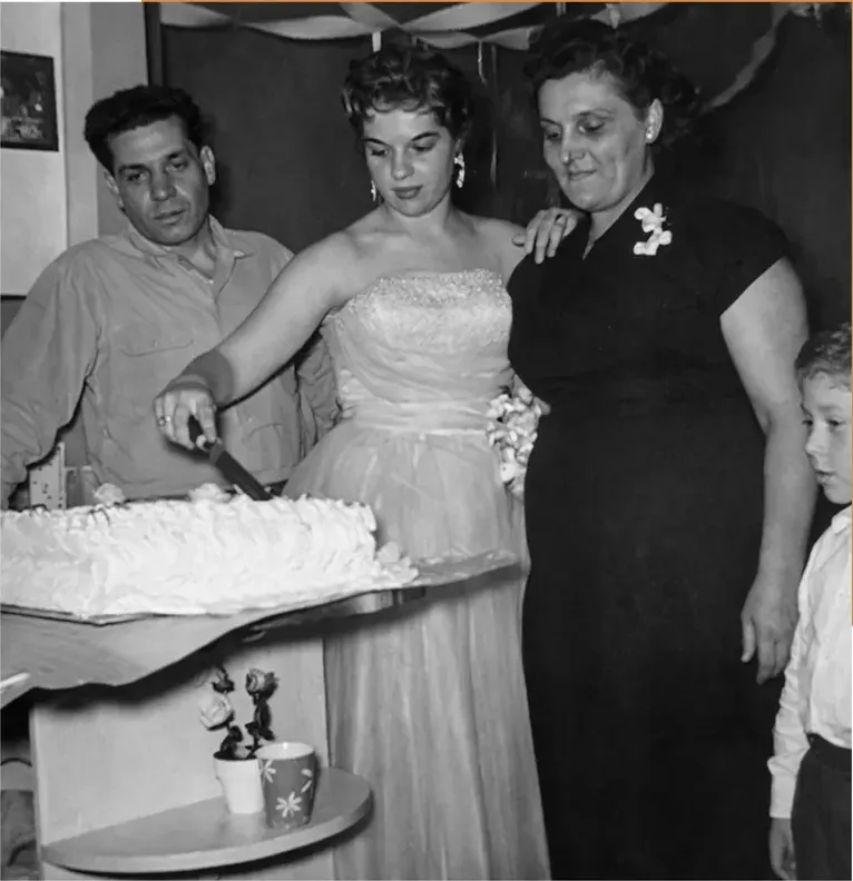 The same 1950s-1970s photograph after hand colorization by MemoryCherish, natural color added