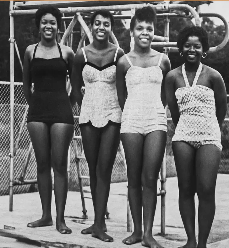 The same 1950s-1970s photograph after hand colorization by MemoryCherish, natural color added