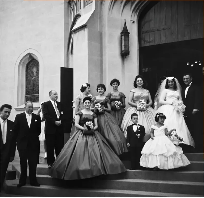 The same 1950s-1970s photograph after hand colorization by MemoryCherish, natural color added