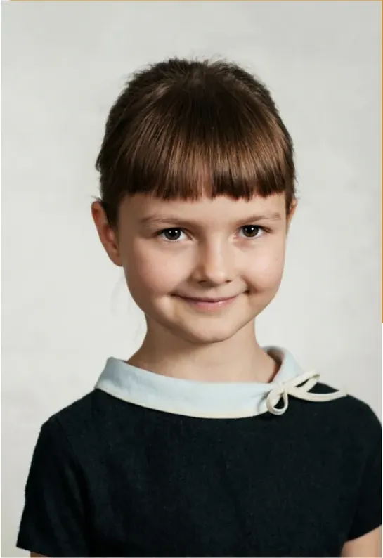 The same 1950s-1970s photograph after hand colorization by MemoryCherish, natural color added
