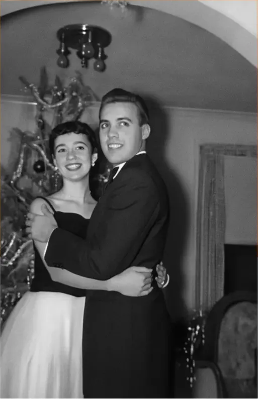 The same 1950s-1970s photograph after hand colorization by MemoryCherish, natural color added