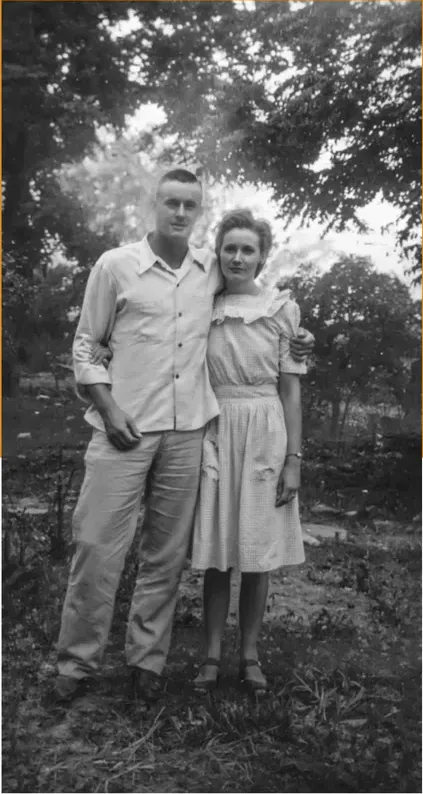 The same 1950s-1970s photograph after hand colorization by MemoryCherish, natural color added
