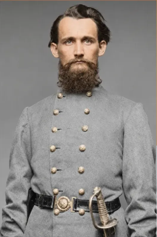 The same pre-1950 photograph after hand colorization by MemoryCherish, natural color added