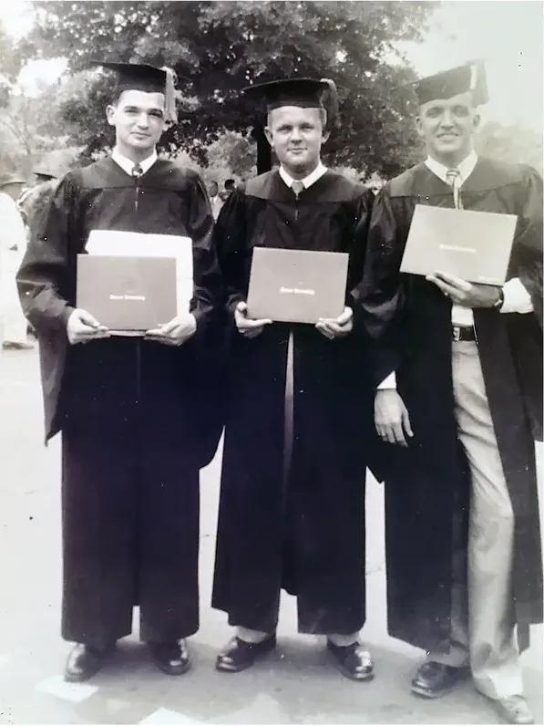 Black-and-white 1950s-1970s photograph before hand colorization by MemoryCherish artists