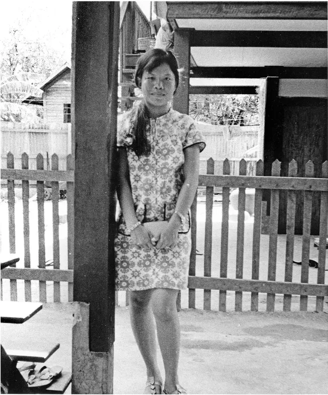 Black-and-white 1950s-1970s photograph before hand colorization by MemoryCherish artists