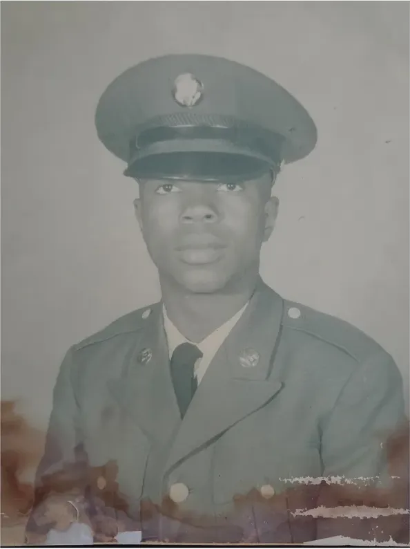 Black-and-white 1950s-1970s photograph before hand colorization by MemoryCherish artists
