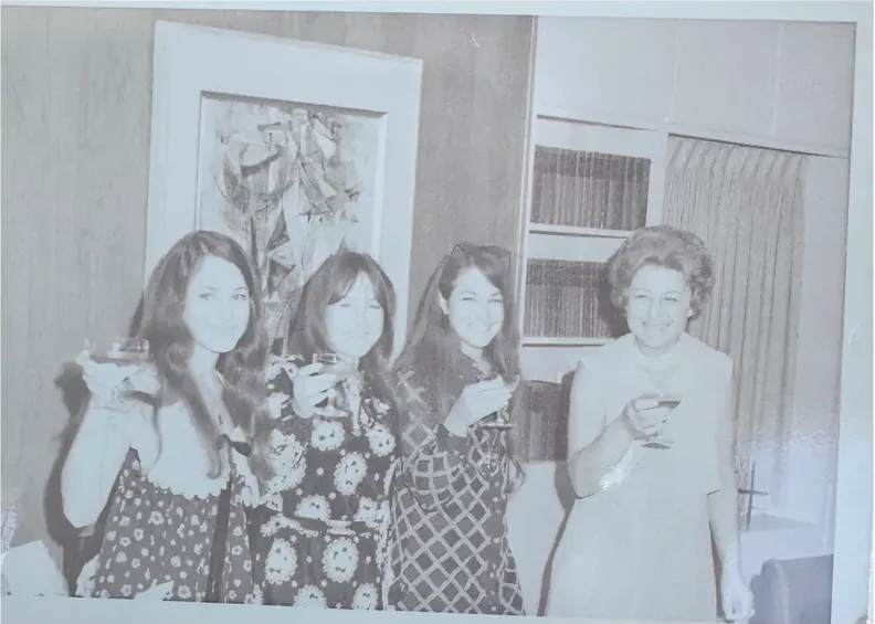 Black-and-white 1950s-1970s photograph before hand colorization by MemoryCherish artists