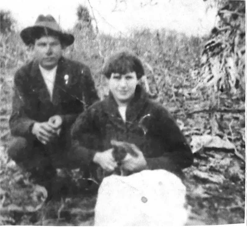 Black-and-white 1950s-1970s photograph before hand colorization by MemoryCherish artists
