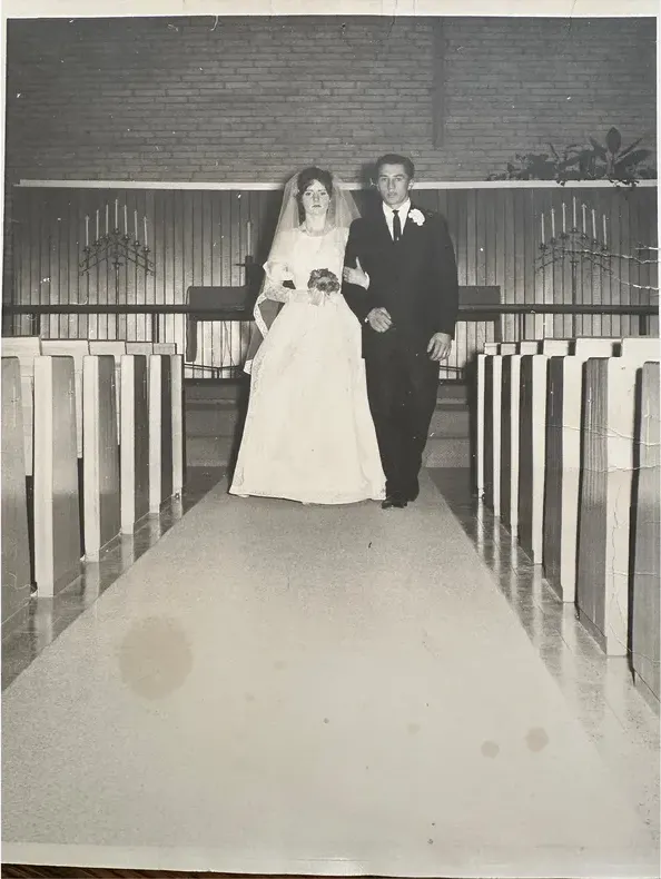 Black-and-white 1950s-1970s photograph before hand colorization by MemoryCherish artists