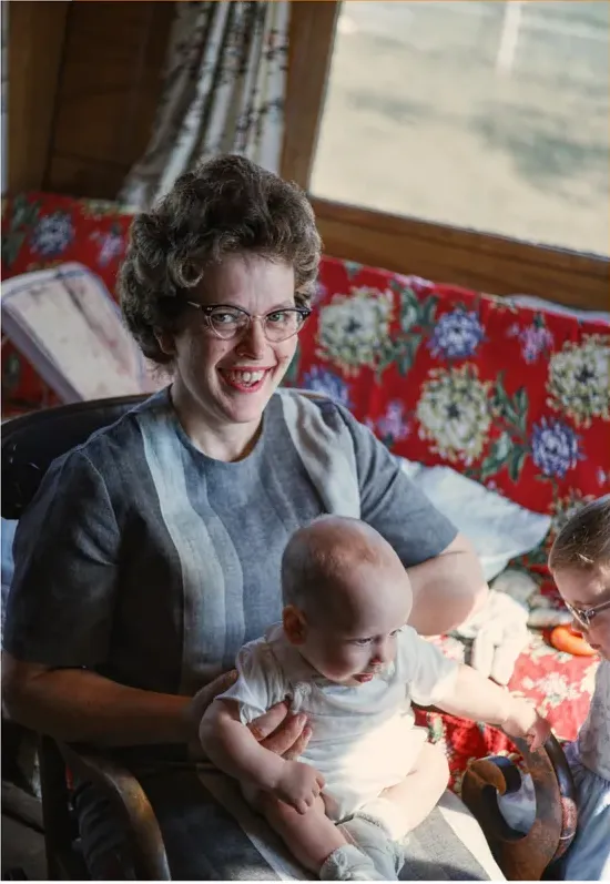 The same 1950s-1970s photo restored by hand at MemoryCherish, discoloration corrected and clarity brought back