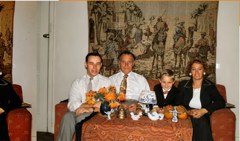The same 1950s-1970s photo restored by hand at MemoryCherish, discoloration corrected and clarity brought back