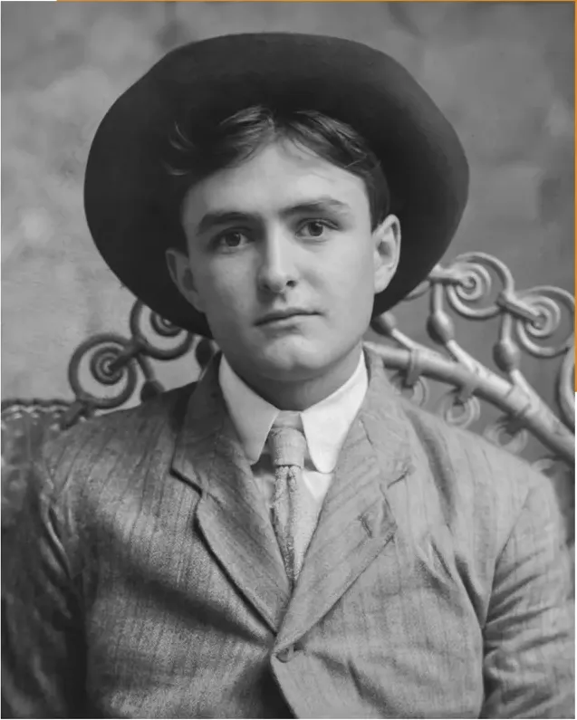 The same pre-1950 photograph after hand restoration by MemoryCherish, scratches repaired and detail recovered