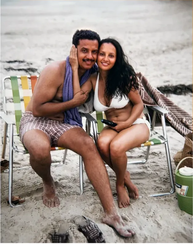 The same 1950s-1970s photograph after hand restoration by MemoryCherish, discoloration repaired and detail recovered