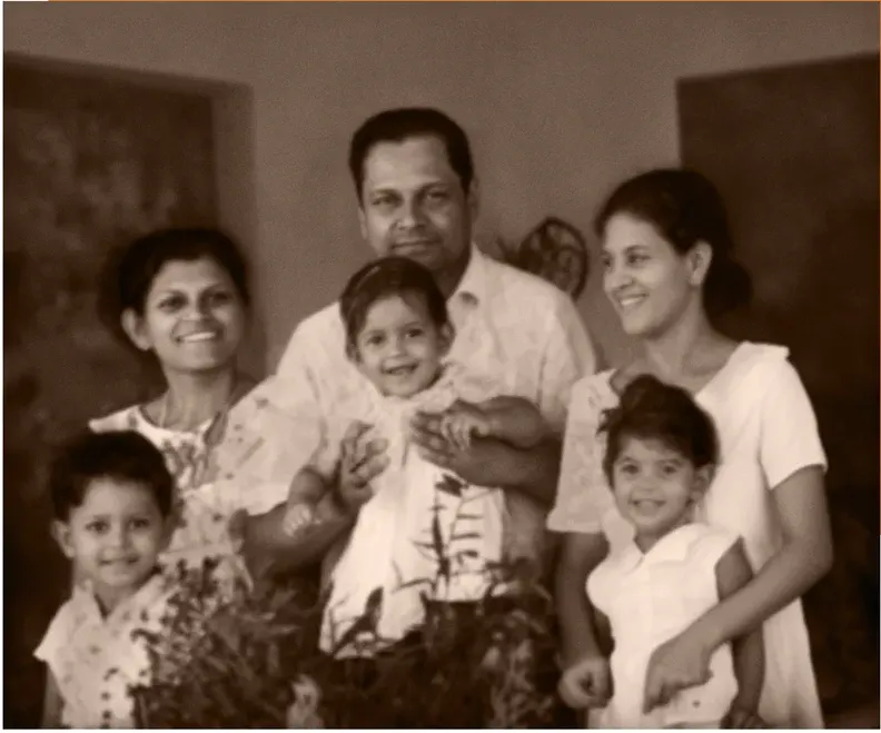 The same 1950s-1970s photo restored by hand at MemoryCherish, discoloration corrected and clarity brought back
