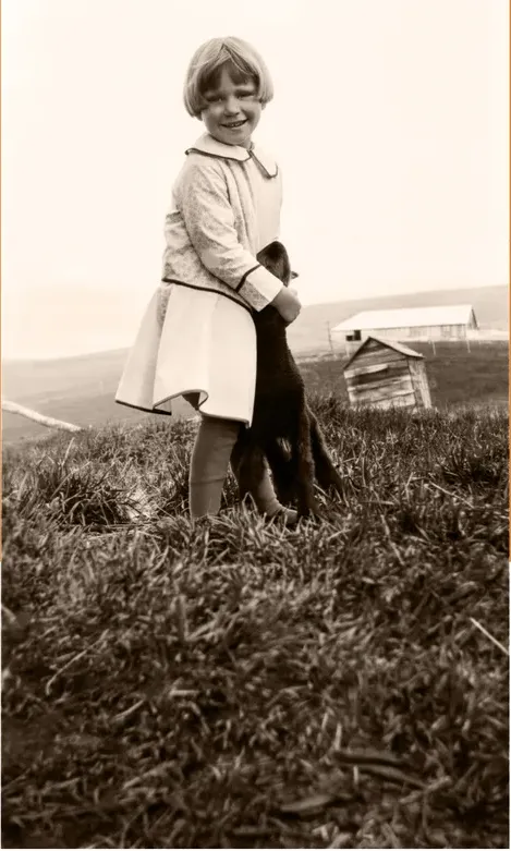 The same pre-1950 photograph after hand restoration by MemoryCherish, fading repaired and detail recovered