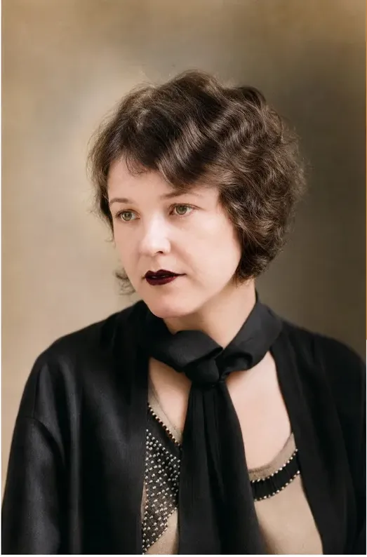The same pre-1950 photograph after hand colorization by MemoryCherish, natural color added