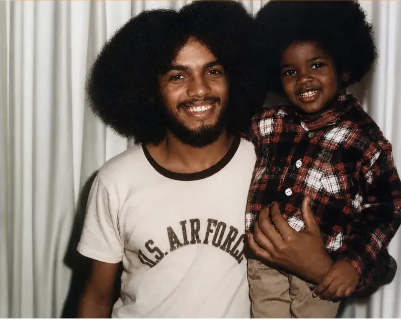 The same 1950s-1970s photo restored by hand at MemoryCherish, discoloration corrected and clarity brought back