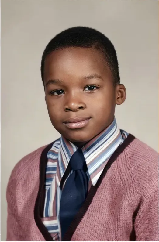 The same 1950s-1970s photo restored by hand at MemoryCherish, creases and tears corrected and clarity brought back