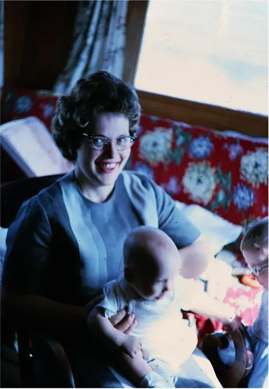 Original 1950s-1970s photograph showing discoloration, before photo restoration by MemoryCherish