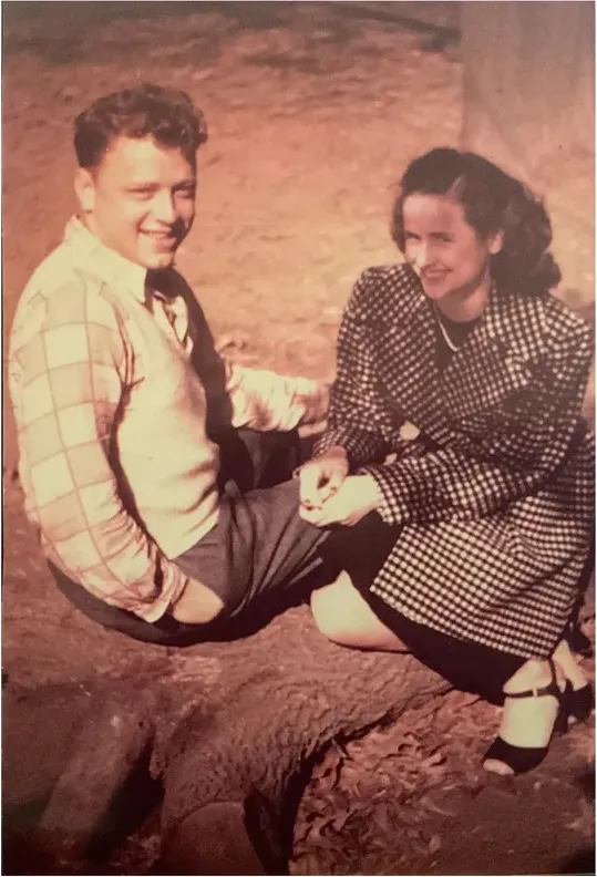 Original pre-1950 photograph showing discoloration, before photo restoration by MemoryCherish