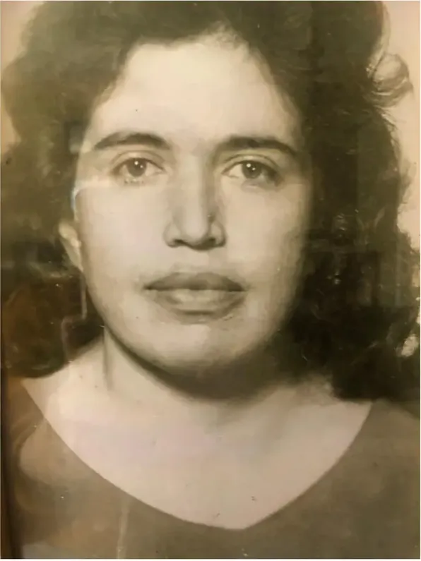 Original 1950s-1970s photograph showing scratches, before photo restoration by MemoryCherish