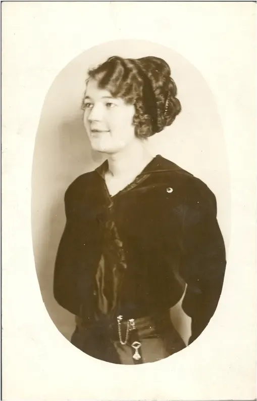 Original pre-1950 photograph showing discoloration, before photo restoration by MemoryCherish