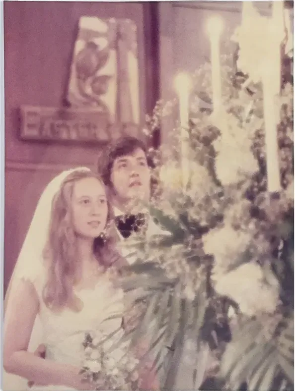 Original 1950s-1970s photograph showing discoloration, before photo restoration by MemoryCherish
