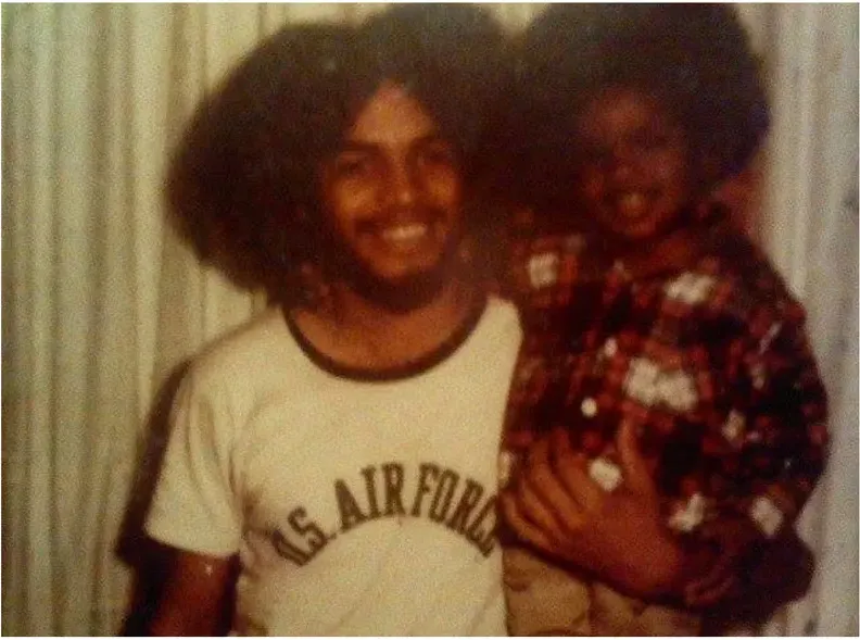 Original 1950s-1970s photograph showing discoloration, before photo restoration by MemoryCherish