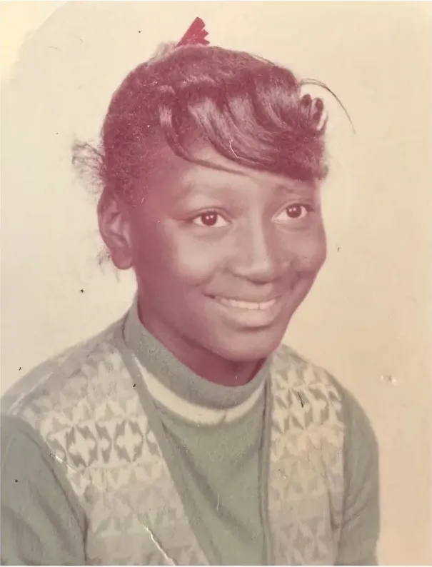 Creases and tears on a 1950s-1970s photograph, before hand restoration by MemoryCherish artists