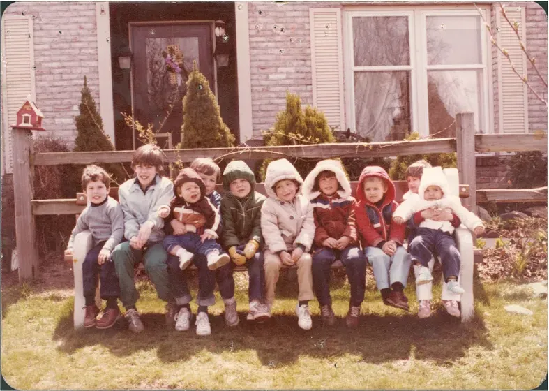 Original 1980s-plus photograph showing discoloration, before photo restoration by MemoryCherish
