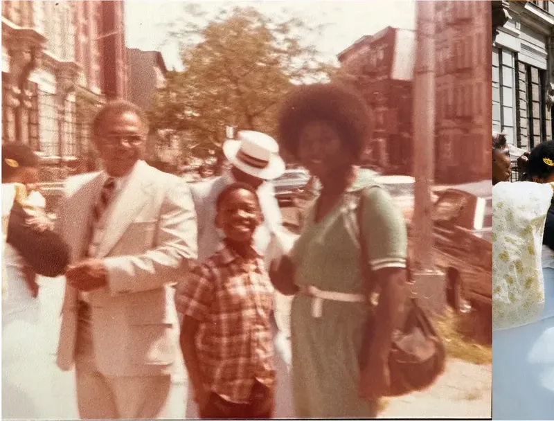 Original 1950s-1970s photograph showing discoloration, before photo restoration by MemoryCherish
