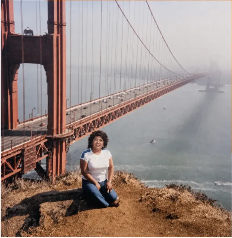 The same 1980s-plus photo restored by hand at MemoryCherish, discoloration corrected and clarity brought back