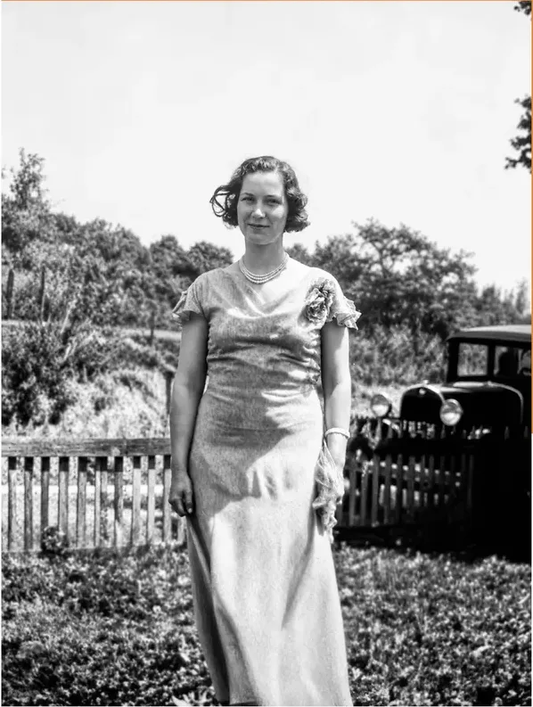The same pre-1950 photo restored by hand at MemoryCherish, discoloration corrected and clarity brought back