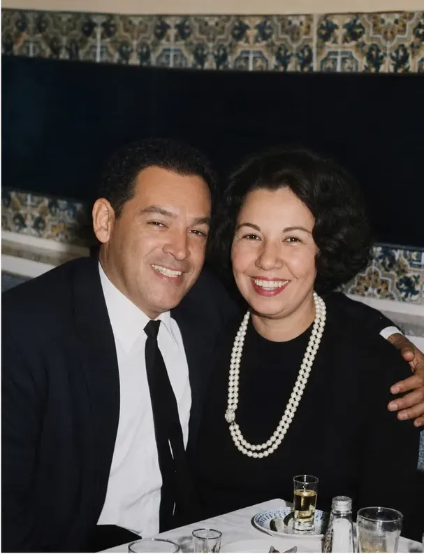 The same 1950s-1970s photograph after hand colorization by MemoryCherish, natural color added