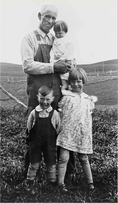 The same pre-1950 photo restored by hand at MemoryCherish, scratches corrected and clarity brought back