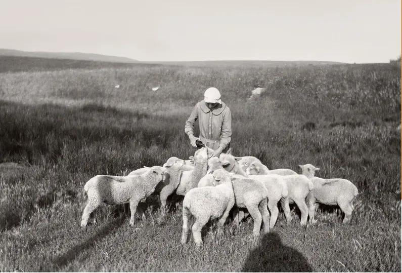 The same pre-1950 photo restored by hand at MemoryCherish, fading corrected and clarity brought back