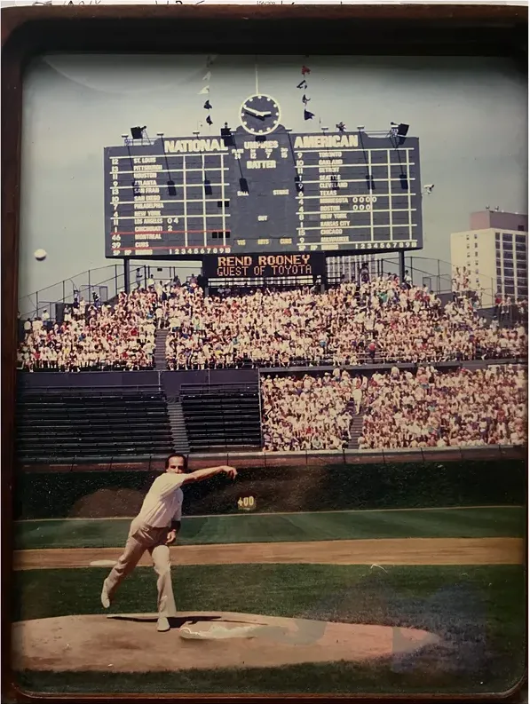 Scratches on a 1980s-plus photograph, before hand restoration by MemoryCherish artists